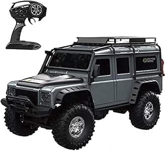 4Wd Climbing Car Rc Car 1/10 High Speed Remote Control Car Full Scale Off-Road Waterproof Vehicle Bigfoot Monster Truck 2.4Ghz Rock Crawler Hobby Grade Rtr Toy for Adults and Boys / a/2Battery Packs
