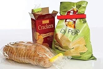 Linden Sweden Twixit! Bag Clips - Set of 27 - Keep Food Fresh, Prevent Spillage - Great for Storage and Organization - Microwave, Freezer and Dishwasher-Safe - BPA-Free