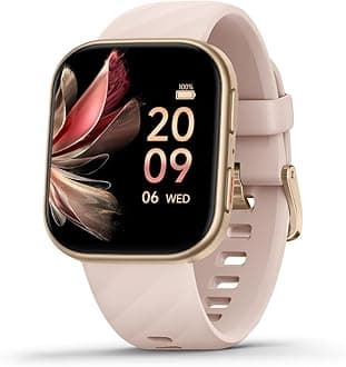 FITVII Health & Fitness Tracker (Answer/Make Calls), Smart Watch with 24/7 Heart Rate and Blood Pressure, Sleep Tracking, Blood Oxygen Monitor, 120+ Sport Modes Activity Tracker for Women Men