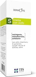 DermoTIS Sulphur 7% Cream for Oily, Acne, Seborrheic Skin Care, Removes Skin Seborrheic Scales, Exfoliating Properties, Face and Body , Unisex