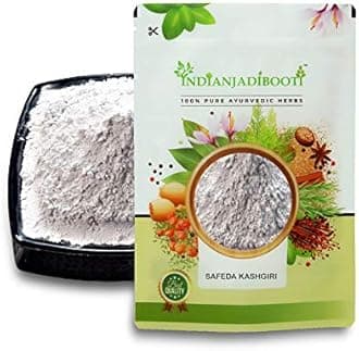 IndianJadiBooti Safeda Kashgari Powder (Pure Barytes/Barium Sulphate) – Ultra-Fine High-Density Mineral Powder – For Traditional Skin Wellness, Crafts & Industrial Use | 250 Grams Pack