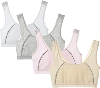 Training Bras for Girls Seamless Cami Bralettes Sports Striped Vest