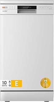 COMFEE' Freestanding Dishwasher CDWEF1034BW-UK 45cm Width