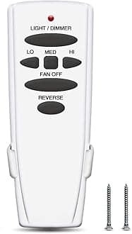 Ceiling Fan Remote Control for Hampton Bay UC7078T with Reverse,Replace L3H2010FANHD