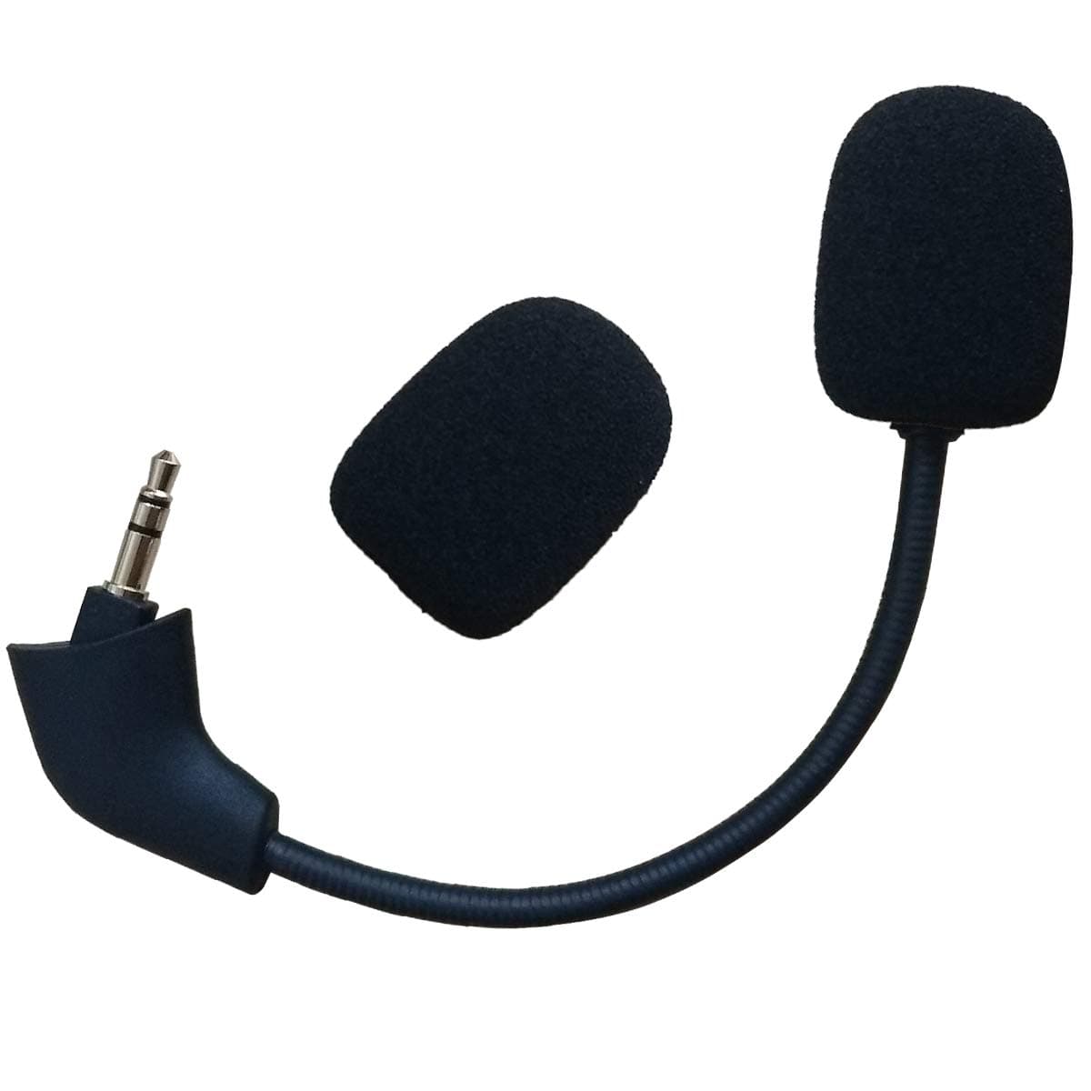 XBC TechReplacement 3.5mm Microphone Boom for Kingston HyperX Cloud 2 II HyperX Silver (CLOUD 2)