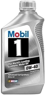 Mobil 1 0W-40, Engine Oil, 1 qt.