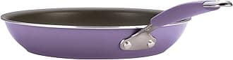 Rachael Ray Cucina Nonstick Cookware Pots and Pans Set, 12 Piece, Lavender Purple