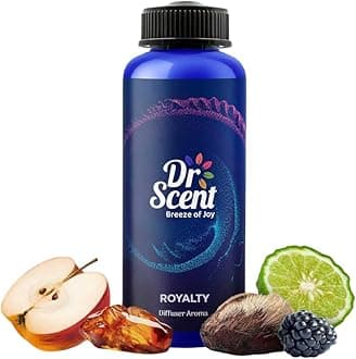 Dr Scent Diffuser Aroma Oil Royality - Mix fruits, Sweet, Apple, Manadrin Dewberry, Amber and Musk Fragrance | Made in UK | Perfect for Offices, Homes, Shops, Hotel Rooms & Big Lobbies(1000ml)