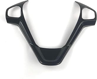 Car Accessories Steering Wheel Cover Trim Decorative Refit Sticker, For Ford, For Fiesta MK7, For Ecosport, For Figo, For B-MAX, For KA+ steering wheel decorative sticker(C Type Black)
