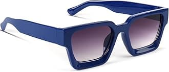 Trendy Square Sunglasses for Men Women Fashion Thick Rectangle Sun Glasses UV Protection Shades Designer Style