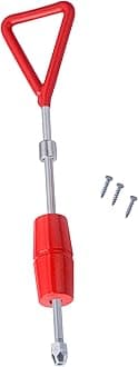 P1TOOLS 1 LB Dent Puller Slide Hammer Kit with 3 Screw Tips,Auto Body Repair Tool Sliding Work DIY Repair,One Piece Shaft/Handle for Strength