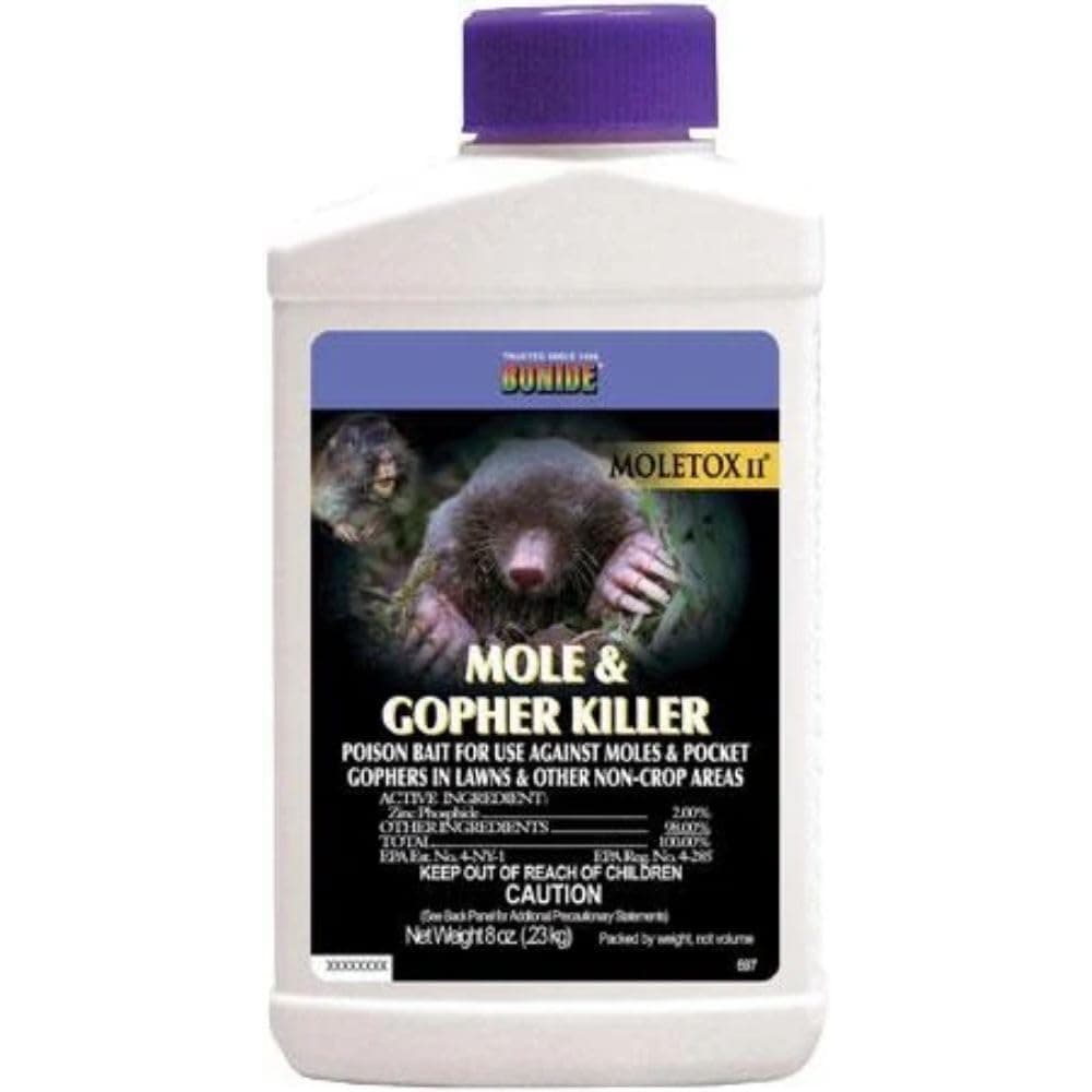 Bonide Chemical Moletox II Mole and Gopher Killer, 8-Ounce