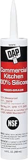 DAP Commercial Kitchen Food-Grade Silicone Sealant - 1 Each