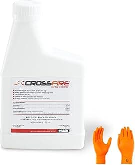 Crossfire Liquid Concentrate 13 oz - Long-Lasting Bed Bug Control, Kils Bed Bugs and Their Eggs, pyrethroid-Resistant.