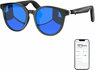 AI Glasses for Men & Women，Low Bridge Fit,Smart Sunglasses Powered by ChatGPT with 74-Language Translation, Bluetooth Glasses, 11H Music/9H Call, TAC Polarized Lenses for Daily Use and Travel