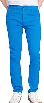 Victorious Men's Skinny Fit Color Stretch Jeans
