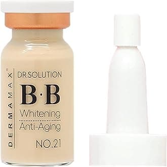 DERMAMAX BB Serum Glow | 7 different ampoules for BB treatment | Ideal for Microneedling and Dermaroller treatment | No. 21| NO.23 | C.C | PINK | CHOKO | CAMEL | PEACH | 8ml each (NO. 21)