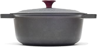 RISOLI Vinum Non-Stick Induction Casserole Dish Diameter 24 cm with Melting Lid Slow Cooking Recycled Aluminium Made in Italy