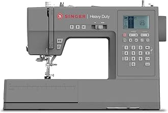 SINGER Heavy Duty 6800C Computerized Sewing Machine with Accessory Kit | Strong Motor with Enhanced Piercing Power, 586 Stitch Applications, LCD Screen, Full Metal frame & 1-step Buttonhole