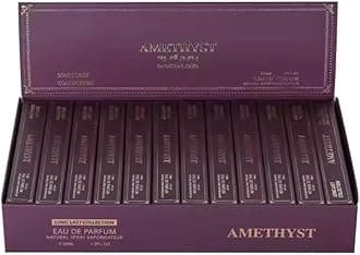1 pcs Arabic Perfume Collection 35ml Spray | Yara, Amearat, Qahwa, Khamrah, Amethyst, Sublime Long-Lasting Fragrance for Men & Women (Amethyst)