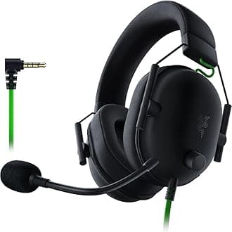 Razer Blackshark V2 X - Gaming Wired Headphones On Ear Headphones with Mic Black