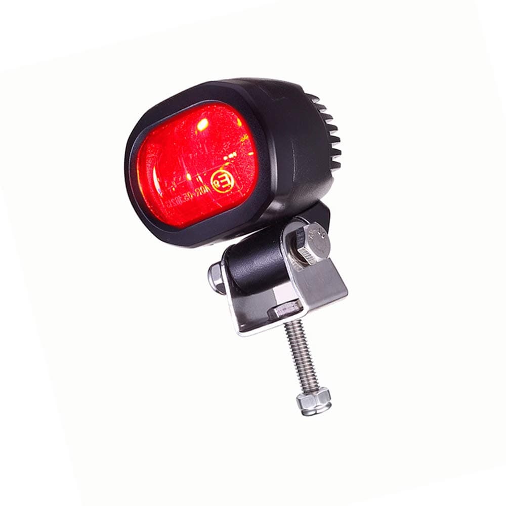 LED Red Zone Forklift Danger Zone Warning Light,Forklift”Red Zone”Pedestrians Safety Line Beam Lamp,Blue LED Safety Spotlight,IP68,10-80V DC(Red)