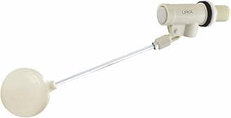 Lipka PTMT 15 MM Ball Set with Aluminum Rod & Float Ball | Water Tank Float Valve for Toilet, Overhead Tank, Flush Tank | Durable Plastic Ballcock Inlet Valve