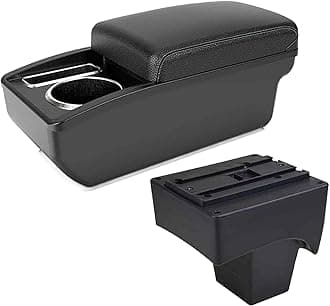 Consoles Armrest for Suzuki Brezza Armrest Box for Suzuki Brezza Car Armrest Car Accessories Interior Details Storage Box Retrofit Parts with U.S.B(A3 White LINE NO USB)