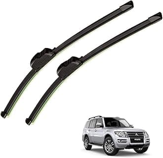 Auto Hub Car Wiper Blade Compatible with Mitsubishi Pajero, Windshield Car Wiper Blades Pajero - Set of 2 Pcs (D-22,P-20)