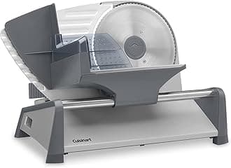 CUISINART Waring Pro FS155AMZ Professional Food Slicer, Stainless Steel 7.5 Gray FS-75