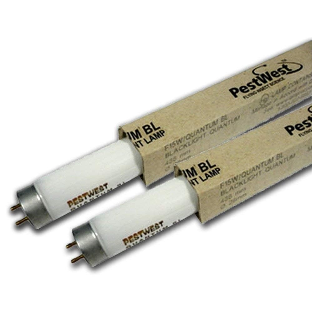 Quantum Shatter Resistant UV Insect Light Replacement Bulbs 15 Watt (2 Bulbs) Pest West 643983