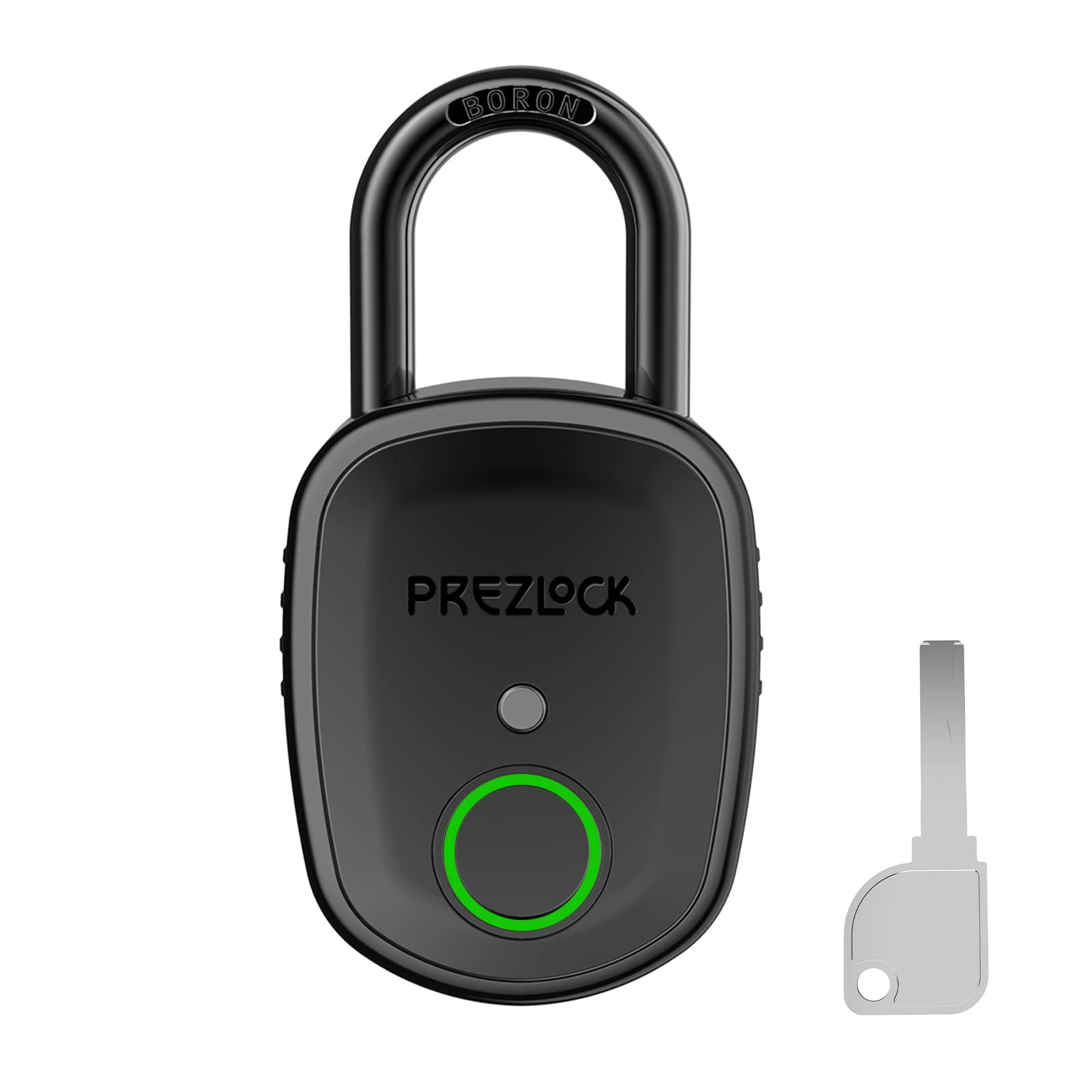 Fingerprint Padlock with Key Backup, 2keys, , Smart Padlock with Keyless Biometric, Suitable for Outdoor and Heavy Duty, IP65 Waterproof.