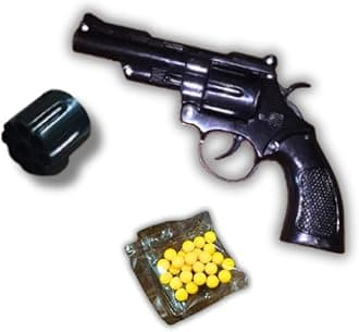 Small Plastic Toys Soft Bullets Gun Pistol Soft for Gift to Birthday Boy Kids. Set of 1 (Set 1)
