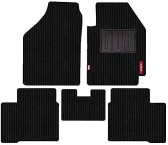 Sponsored Ad - Elegant Vinyl Cord Black Custom Fit Car Mat Compatible With Maruti Suzuki Ciaz 2018 Onwards