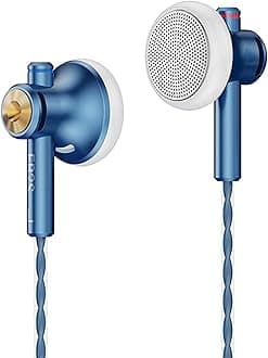 NICEHCK EB2S Pro Flat Head Earbuds, Wired Earbuds in-Ear Headphones,Noise Isolation Corded for 3.5mm/4.4mm Jack Ear Buds Galaxy S7 Edge,Galaxy S23 Ultra, Xiaomi Mi A3 Audiophile (3.5mm with Mic)