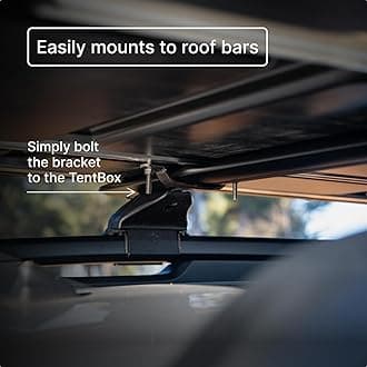 TentBox - Car Roof Top Tent Classic - Sleeps 2 People - Four Season Camping - Tent Box Roof Tent FITS Most Cars - Gas Assisted Opening, 60 Seconds Set-Up