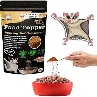 Magical Sugar Glider Food Topper || Joy of Best Taste || Grain Free & Protein Rich || Natural Dewormer || 50g (Chicken & Mango)