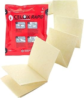 Celox Rapid, Z-Folded (Red Packaging) - 3" x 5' Gauze