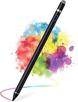 Active Stylus Pens for Touch Screens, Active Pencil Smart Digital Pens Fine Point Stylist Pen Compatible with iPhone iPad,Android Smart Phone&Tablet Writing Drawing by maylofi, Deep Black