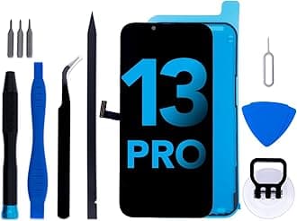 for iPhone 13 Pro Screen Replacement kit 6.1" LCD Display Touch Digitizer Assembly with Frame Adhesive and Repair Tools Compatible with A2483 A2636 A2638 A2639 A2640