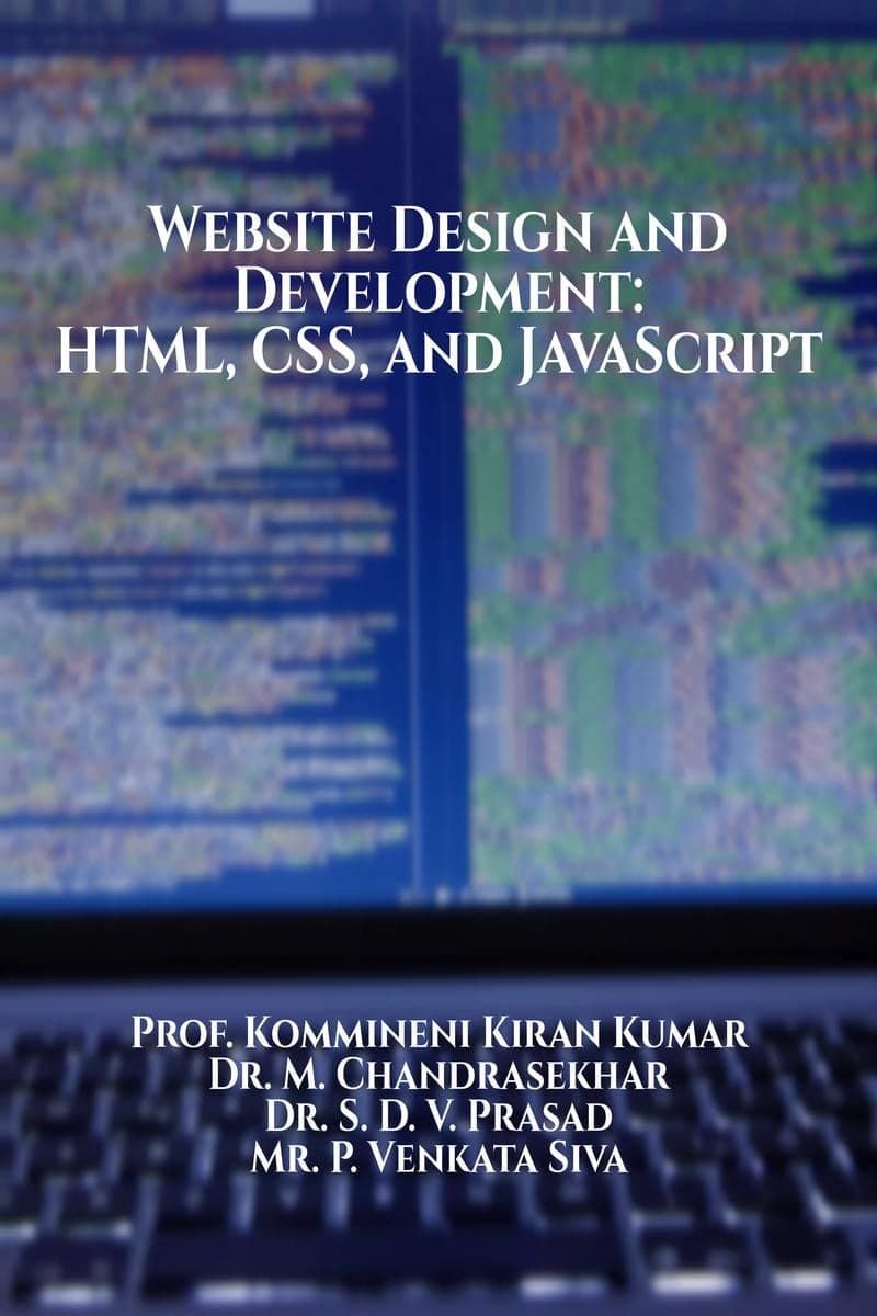 Website Design and Development: HTML, CSS, and JavaScript
