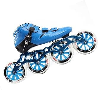 Professional Inline Speed Skates, 4 Wheels Carbon Fiber Skating Shoes Single Row Roller Skates,High Performance Speed Straight Skate Outdoor Inline Skate for Adult Children Unisex