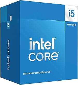 Intel® Core™ i5-14400F Desktop Processor 10 cores (6 P-cores + 4 E-cores) up to 4.7 GHz