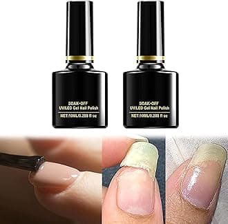 Instant Nail Repair Protect Gel, Mottled Nail Repair Gel, Split Nail Repair, Quickly Nail Repair Adding Nice Shine, Instant Repair, Durable protection (Base+Top)