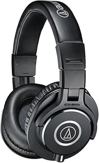 ATH-M40X Professional Studio Monitor Over-Ear Headphones (Black)