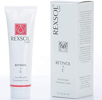 Retinol + Vitamin C Anti-Aging Cream | Effective Night Face Care & Dark Spot Remover | Anti-Aging Neck Cream & Wrinkle Cream That Truly Works | Infused with Vitamin E, A - 2 OZ