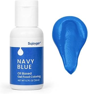 Oil Based Food Coloring For Chocolate, Navy Blue, Food Grade 20ml, Edible Oil Food Dye For Baking, Cupcake & Fondant, Icing
