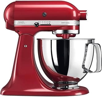 KITCHENAID Artisan Tilt-Head Stand Mixer, Empire Red, 4.8 Litre, 5Ksm125Ber