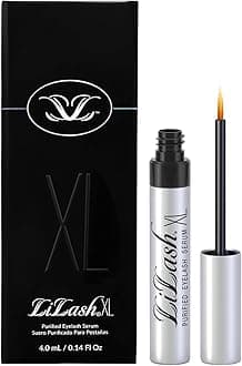 Purified Eyelash Physician-Formulated Serum XL for Fuller & Longer Looking Eyelashes Natural Eyelash Enhancer Safe for Sensitive Eyes and Contact Lens Wearer 6-Months Supply, 4ml