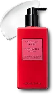 Victoria's Secret Bombshell Intense Fragrance Body Lotion, Notes of Cherry, Red Peony & Sultry Vanilla (8.4 oz)